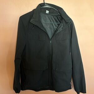 Men’s weatherproof jacket with hood - Old Navy active Small / black